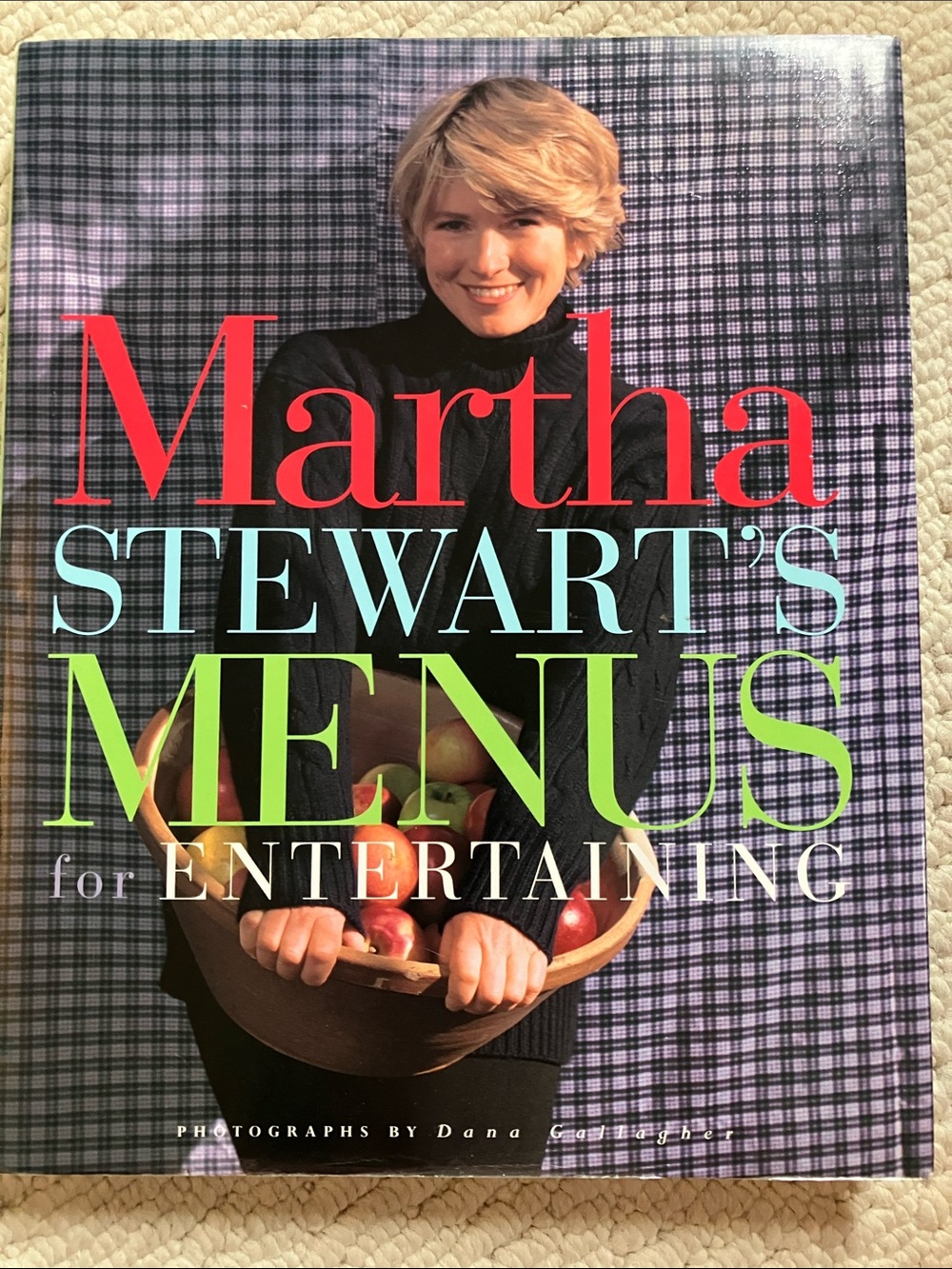 Martha Stewart Cookbook Menus for Entertaining HC vintage 1990s